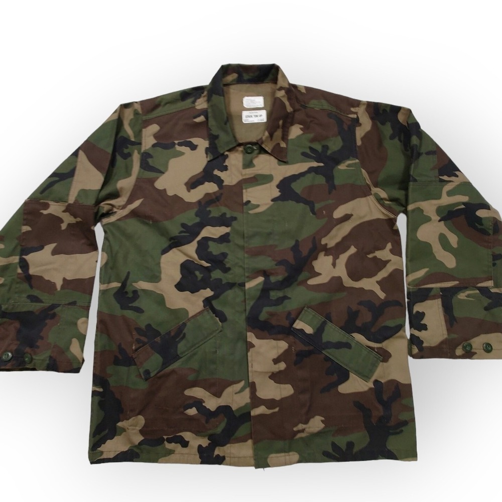 Aevil Stick 'Em Up US Army Jacket Mens Lg Camo Redesigned Hidden Back Pockets.